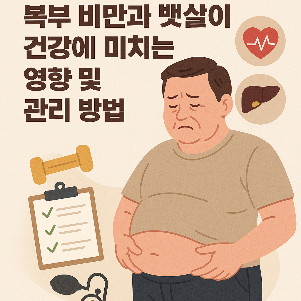 중년의 복부 비만과 뱃살이 건강에 미치는 영향 및 관리 방법.png